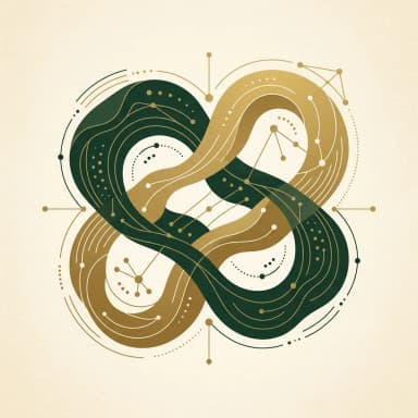 Stylized abstract illustration of Tirzepatide.