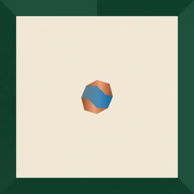 Stylized abstract illustration of GHK-Cu.