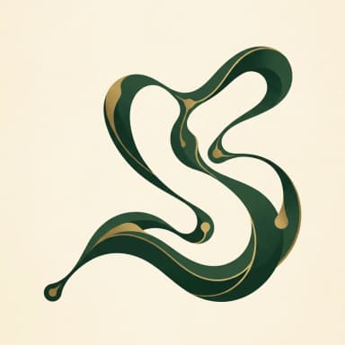 Stylized abstract illustration of Semaglutide.